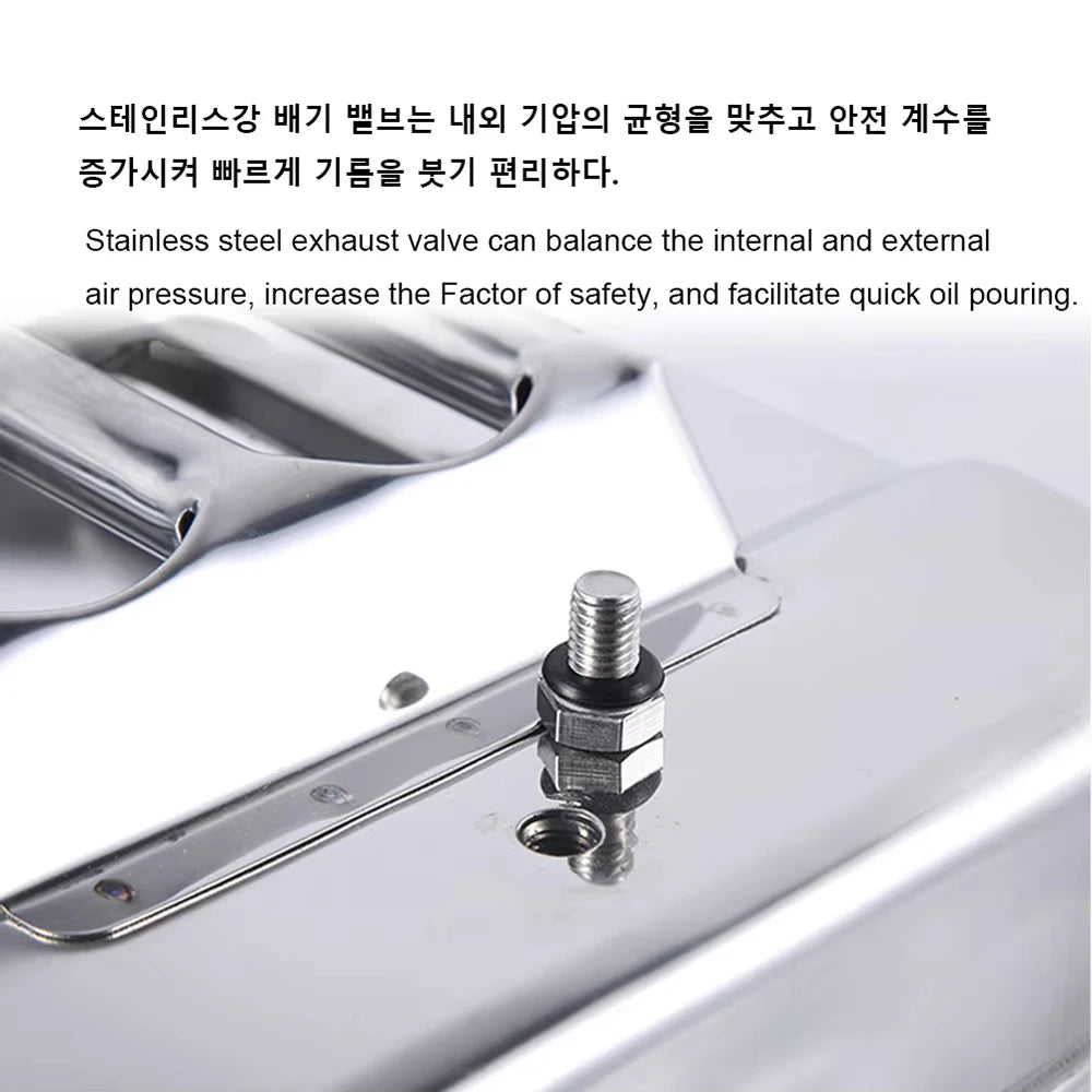 Stainless Steel Fuel Storage Tank 10L / 20L / 30L / 40L