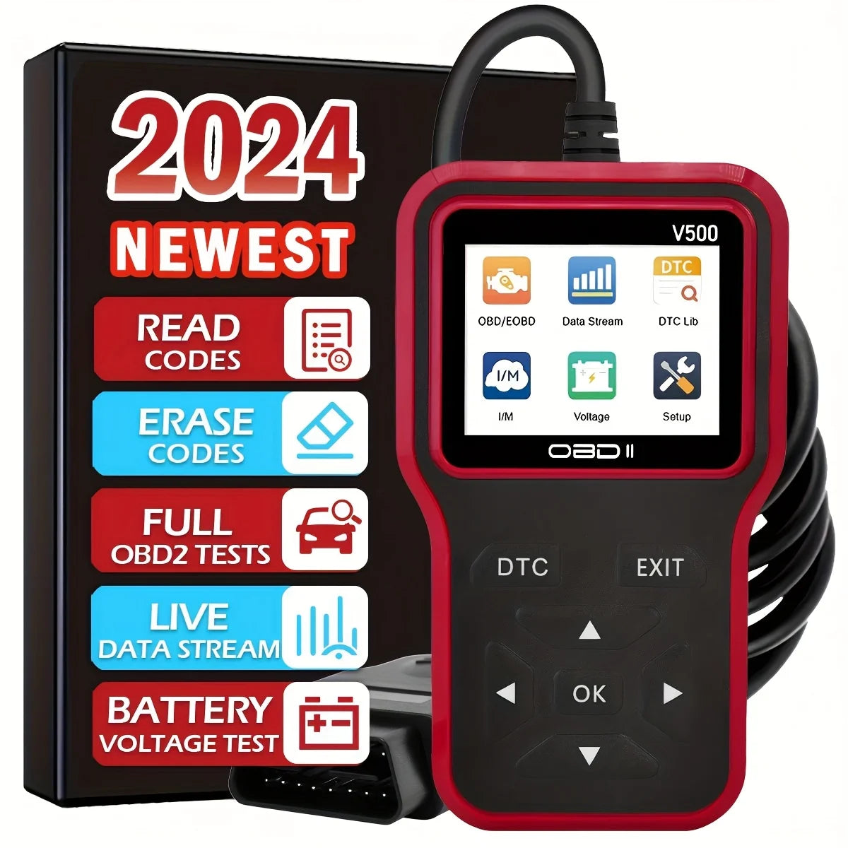 OBD2 Car Diagnostic Scanner & Code Reader