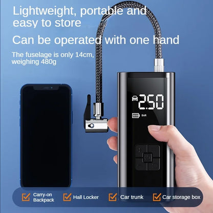 Portable 150PSI Car Tire Inflator & Air Compressor