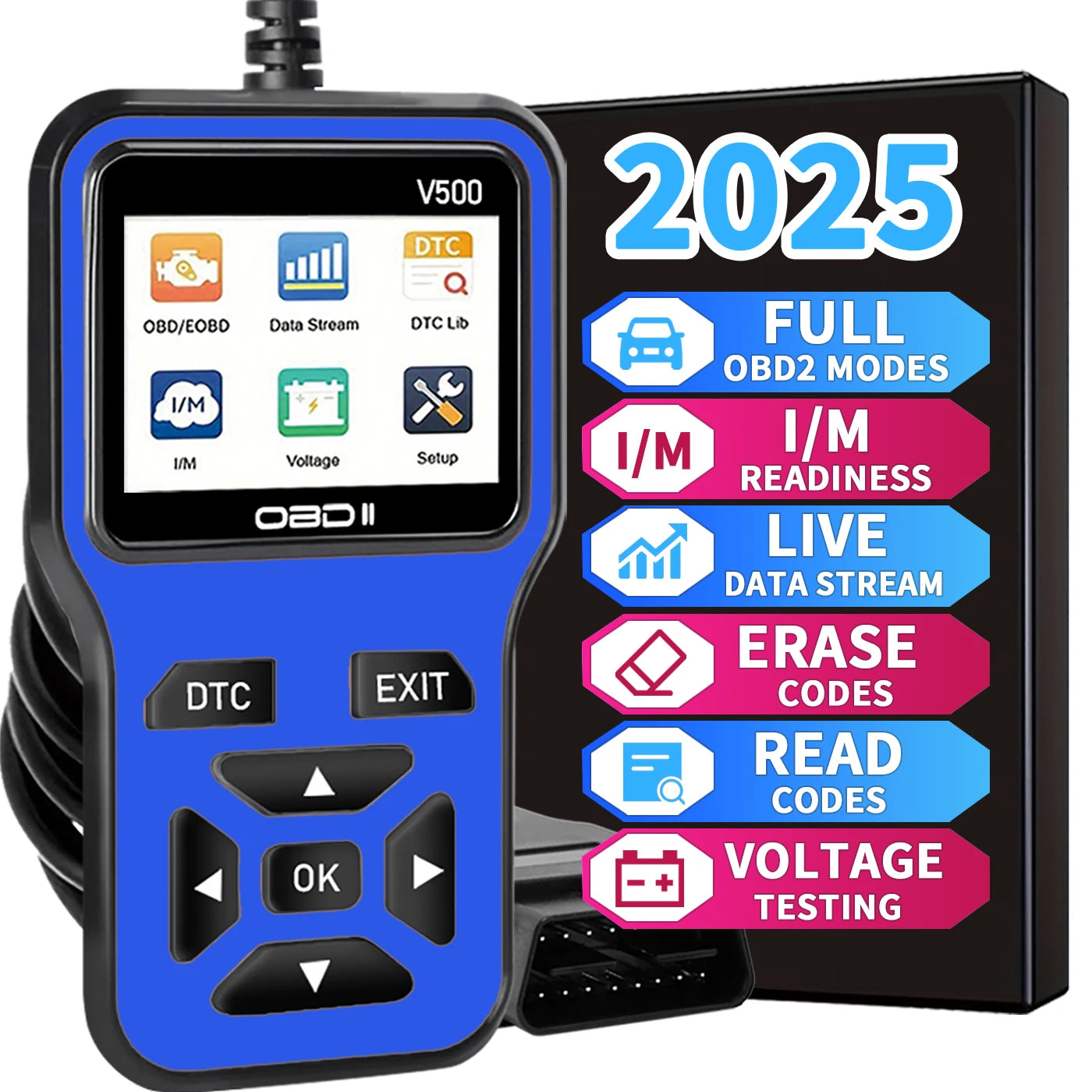 OBD2 Car Diagnostic Scanner & Code Reader