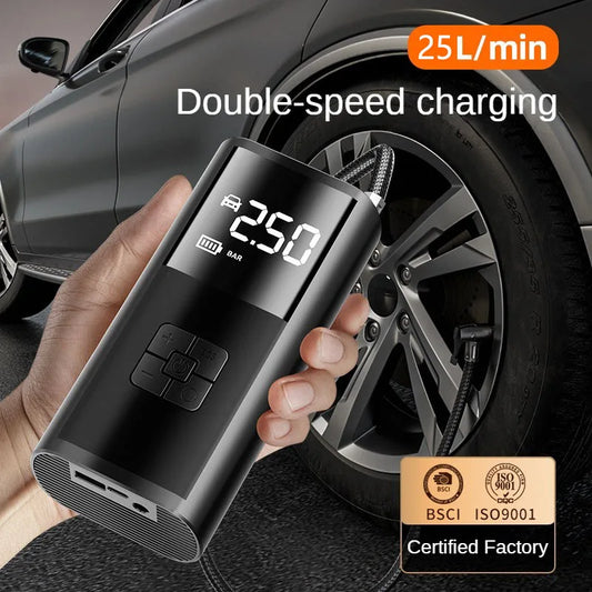 Portable 150PSI Car Tire Inflator & Air Compressor