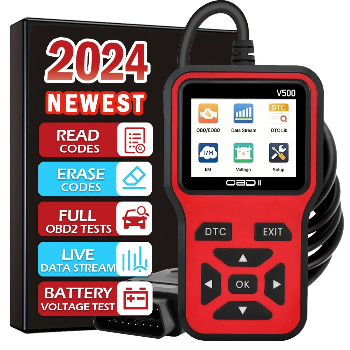 OBD2 Car Diagnostic Scanner & Code Reader